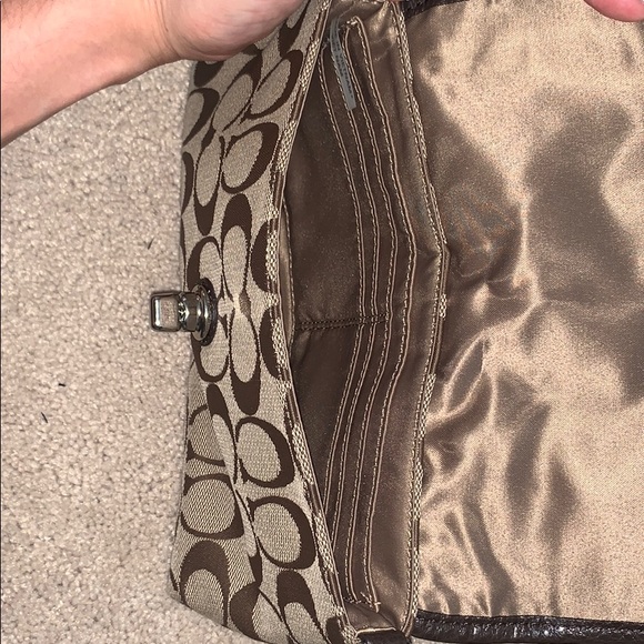Coach Wristlet with Signature C Pattern. - Picture 3 of 5